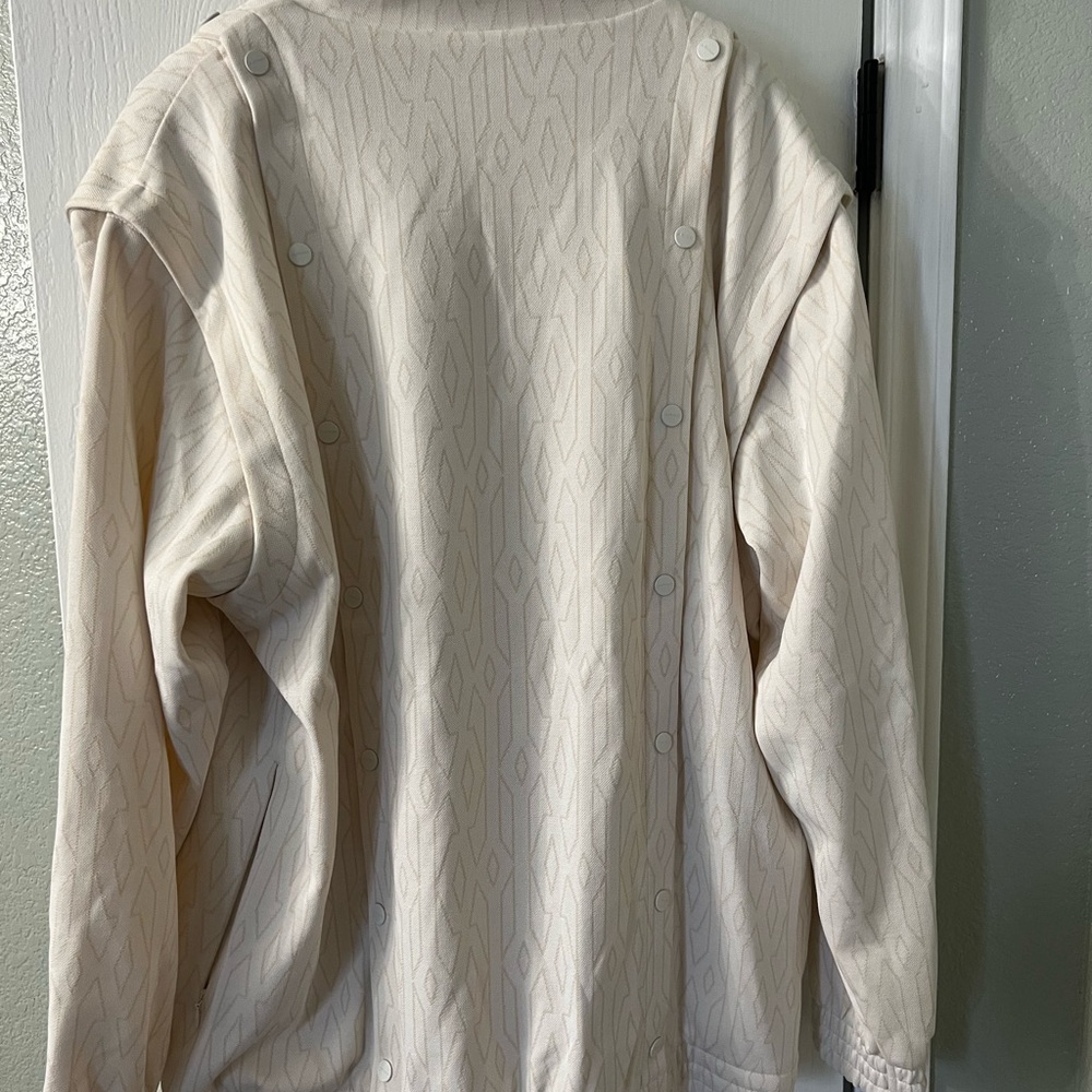 adidas Ivy Park Monogram Track Jacket (All Gender) Core White - Picture 3 of 5